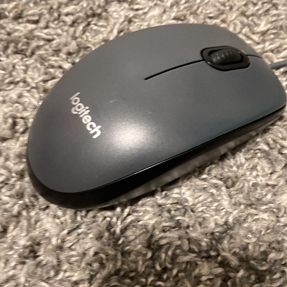 Logitech mouse gray wired - Picture 2 of 4